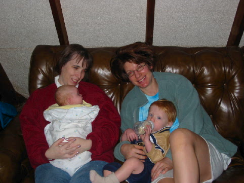 At Innsbruck - Janie, Aunt Rhonda, Linda and David Hammond